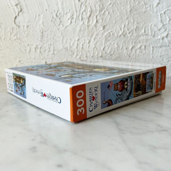 Charles Wysocki Hunter's Lures Decoys 300 Large Pieces Buffalo Puzzle - Complete - Picture 6 of 7